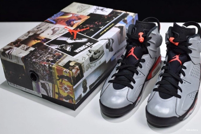 Rep TBkick CI4072-001 3M Reflective JSP 6 Air Jordan Infrared 0731